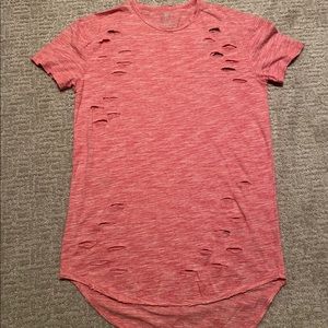 Men’s Tee Shirt With Holes Size XL
